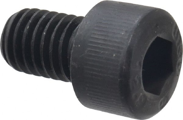 Unbrako - M8x1.25 Metric Coarse Hex Socket Drive, Socket Cap Screw - Grade 12.9 Alloy Steel, Black Oxide Finish, 12mm Length Under Head - Exact Tooling