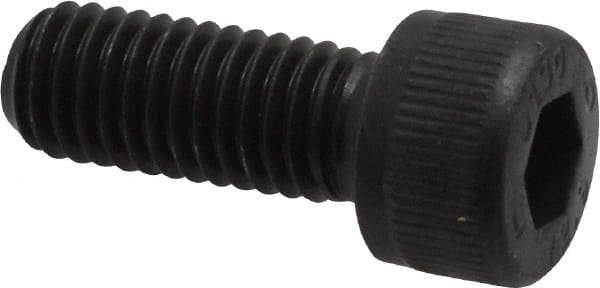 Unbrako - M8x1.25 Metric Coarse Hex Socket Drive, Socket Cap Screw - Grade 12.9 Alloy Steel, Black Oxide Finish, 20mm Length Under Head - Exact Tooling
