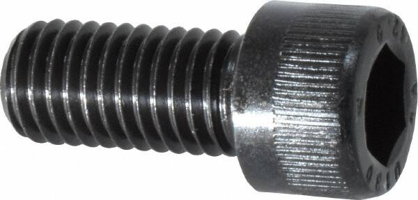 Unbrako - M12x1.75 Metric Coarse Hex Socket Drive, Socket Cap Screw - Grade 12.9 Alloy Steel, Black Oxide Finish, 25mm Length Under Head - Exact Tooling