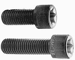 Camcar - 1/4-28 UNF Torx Plus Drive, Socket Cap Screw - Alloy Steel, Black Oxide Finish, Fully Threaded, 1-1/4" Length Under Head - Exact Tooling
