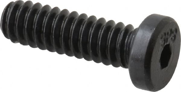 Unbrako - #10-24 UNC Hex Socket Drive, Low Socket Cap Screw - Alloy Steel, Black Oxide Finish, 5/8" Length Under Head - Exact Tooling