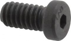 Unbrako - 1/4-20 UNC Hex Socket Drive, Low Socket Cap Screw - Alloy Steel, Black Oxide Finish, 1/2" Length Under Head - Exact Tooling