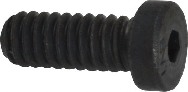 Unbrako - 1/4-20 UNC Hex Socket Drive, Low Socket Cap Screw - Alloy Steel, Black Oxide Finish, 5/8" Length Under Head - Exact Tooling