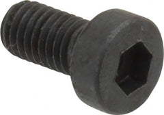 Unbrako - M5x0.80 Metric Coarse Hex Socket Drive, Low Socket Cap Screw - Grade 10.9 Alloy Steel, Black Oxide Finish, 10mm Length Under Head - Exact Tooling