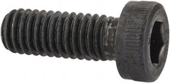 Unbrako - M6x1.00 Metric Coarse Hex Socket Drive, Low Socket Cap Screw - Grade 10.9 Alloy Steel, Black Oxide Finish, 16mm Length Under Head - Exact Tooling