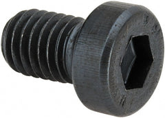 Unbrako - M8x1.25 Metric Coarse Hex Socket Drive, Low Socket Cap Screw - Grade 10.9 Alloy Steel, Black Oxide Finish, 12mm Length Under Head - Exact Tooling
