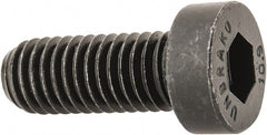 Unbrako - M8x1.25 Metric Coarse Hex Socket Drive, Low Socket Cap Screw - Grade 10.9 Alloy Steel, Black Oxide Finish, 20mm Length Under Head - Exact Tooling