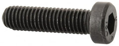 Unbrako - M8x1.25 Metric Coarse Hex Socket Drive, Low Socket Cap Screw - Grade 10.9 Alloy Steel, Black Oxide Finish, 30mm Length Under Head - Exact Tooling