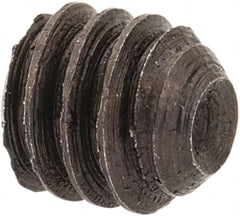 Unbrako - #5-40 UNC, 1/8" OAL, Cup Point Set Screw - Grade 8 Alloy Steel, 1/16" Key - Exact Tooling