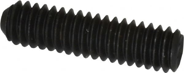 Unbrako - #8-32 UNC, 5/8" OAL, Cup Point Set Screw - Grade 8 Alloy Steel, 5/64" Key - Exact Tooling