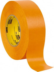3M - 2" Wide x 60 Yd Long Orange Paper Masking Tape - Series 2525, 9.5 mil Thick, 49 In/Lb Tensile Strength - Exact Tooling
