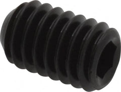 Unbrako - 5/16-18 UNC, 1/2" OAL, Cup Point Set Screw - Grade 8 Alloy Steel, 3/32" Key - Exact Tooling