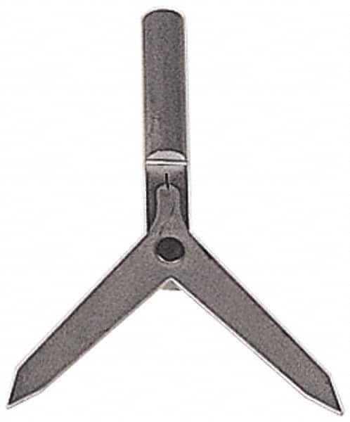 PEC Tools - 8 mm Head Diam, 3/8" Shank Diam, Double End, Mechanical Round Bar Center Finder - Cylindrical Contact - Exact Tooling