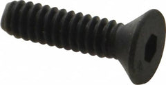 Unbrako - #10-24 UNC Hex Socket Drive, 82° Flat Screw - Alloy Steel, Black Oxide Finish, 3/4" OAL - Exact Tooling