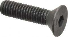 Unbrako - #10-32 UNF Hex Socket Drive, 82° Flat Screw - Alloy Steel, Black Oxide Finish, 3/4" OAL - Exact Tooling