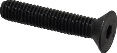 Unbrako - 3/8-16 UNC Hex Socket Drive, 82° Flat Screw - Alloy Steel, Black Oxide Finish, 2" OAL - Exact Tooling