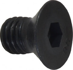 Unbrako - 1/2-13 UNC Hex Socket Drive, 82° Flat Screw - Alloy Steel, Black Oxide Finish, 3/4" OAL - Exact Tooling