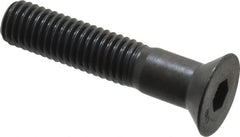 Unbrako - 1/2-13 UNC Hex Socket Drive, 82° Flat Screw - Alloy Steel, Black Oxide Finish, 2-1/2" OAL - Exact Tooling