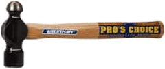 Vaughan Bushnell - 2 Lb Head Ball Pein Hammer - Hickory Handle, 15-3/4" OAL - Exact Tooling