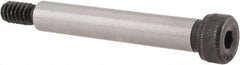 Unbrako - 1/4" Shoulder Diam x 1-1/2" Shoulder Length, #10-24 UNC, Hex Socket Shoulder Screw - 8 Alloy Steel, 0.357 to 3/8" Head Diam - Exact Tooling