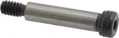 Unbrako - 5/16" Shoulder Diam x 1-1/4" Shoulder Length, 1/4-20 UNC, Hex Socket Shoulder Screw - 8 Alloy Steel, 0.419 to 0.438" Head Diam - Exact Tooling