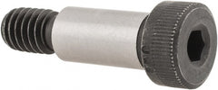 Unbrako - 3/8" Shoulder Diam x 3/4" Shoulder Length, 5/16-18 UNC, Hex Socket Shoulder Screw - 8 Alloy Steel, 0.543 to 0.562" Head Diam - Exact Tooling