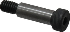 Unbrako - 3/8" Shoulder Diam x 1" Shoulder Length, 5/16-18 UNC, Hex Socket Shoulder Screw - 8 Alloy Steel, 0.543 to 0.562" Head Diam - Exact Tooling