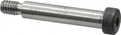 Unbrako - 3/8" Shoulder Diam x 1-3/4" Shoulder Length, 5/16-18 UNC, Hex Socket Shoulder Screw - 8 Alloy Steel, 0.543 to 0.562" Head Diam - Exact Tooling