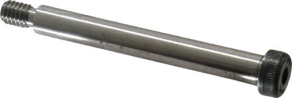 Unbrako - 3/8" Shoulder Diam x 3" Shoulder Length, 5/16-18 UNC, Hex Socket Shoulder Screw - 8 Alloy Steel, 0.543 to 0.562" Head Diam - Exact Tooling