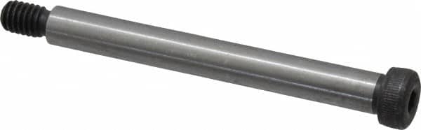 Unbrako - 3/8" Shoulder Diam x 3-1/4" Shoulder Length, 5/16-18 UNC, Hex Socket Shoulder Screw - 8 Alloy Steel, 0.543 to 0.562" Head Diam - Exact Tooling