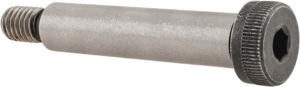 Unbrako - 1/2" Shoulder Diam x 2-1/4" Shoulder Length, 3/8-16 UNC, Hex Socket Shoulder Screw - 8 Alloy Steel, 0.729 to 3/4" Head Diam - Exact Tooling