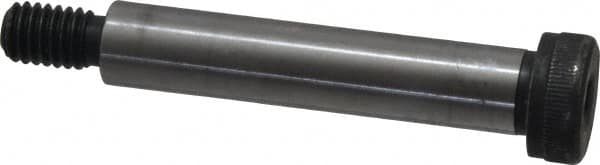 Unbrako - 1/2" Shoulder Diam x 2-1/2" Shoulder Length, 3/8-16 UNC, Hex Socket Shoulder Screw - 8 Alloy Steel, 0.729 to 3/4" Head Diam - Exact Tooling