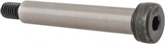 Unbrako - 1/2" Shoulder Diam x 2-3/4" Shoulder Length, 3/8-16 UNC, Hex Socket Shoulder Screw - 8 Alloy Steel, 0.729 to 3/4" Head Diam - Exact Tooling