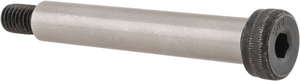 Unbrako - 1/2" Shoulder Diam x 3" Shoulder Length, 3/8-16 UNC, Hex Socket Shoulder Screw - 8 Alloy Steel, 0.729 to 3/4" Head Diam - Exact Tooling