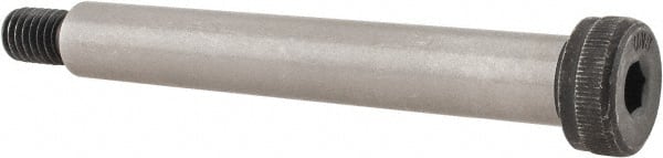 Unbrako - 1/2" Shoulder Diam x 3-1/2" Shoulder Length, 3/8-16 UNC, Hex Socket Shoulder Screw - 8 Alloy Steel, 0.729 to 3/4" Head Diam - Exact Tooling