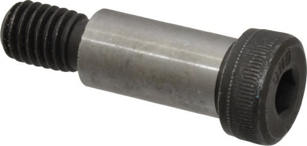 Unbrako - 5/8" Shoulder Diam x 1-1/4" Shoulder Length, 1/2-13 UNC, Hex Socket Shoulder Screw - 8 Alloy Steel, 0.853 to 7/8" Head Diam - Exact Tooling