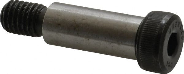 Unbrako - 5/8" Shoulder Diam x 1-1/2" Shoulder Length, 1/2-13 UNC, Hex Socket Shoulder Screw - 8 Alloy Steel, 0.853 to 7/8" Head Diam - Exact Tooling