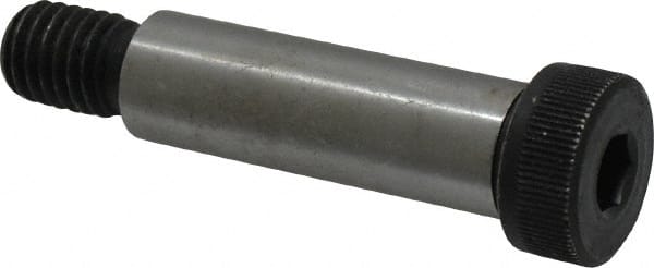 Unbrako - 5/8" Shoulder Diam x 2" Shoulder Length, 1/2-13 UNC, Hex Socket Shoulder Screw - 8 Alloy Steel, 0.853 to 7/8" Head Diam - Exact Tooling