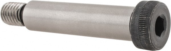 Unbrako - 5/8" Shoulder Diam x 2-1/2" Shoulder Length, 1/2-13 UNC, Hex Socket Shoulder Screw - 8 Alloy Steel, 0.853 to 7/8" Head Diam - Exact Tooling