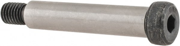 Unbrako - 5/8" Shoulder Diam x 3" Shoulder Length, 1/2-13 UNC, Hex Socket Shoulder Screw - 8 Alloy Steel, 0.853 to 7/8" Head Diam - Exact Tooling
