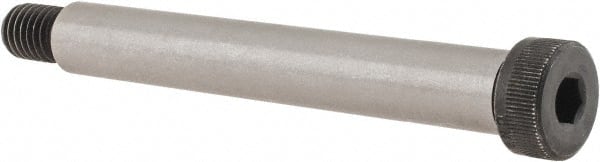 Unbrako - 5/8" Shoulder Diam x 4-1/2" Shoulder Length, 1/2-13 UNC, Hex Socket Shoulder Screw - 8 Alloy Steel, 0.853 to 7/8" Head Diam - Exact Tooling