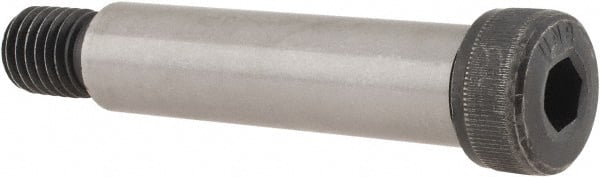 Unbrako - 3/4" Shoulder Diam x 3" Shoulder Length, 5/8-11 UNC, Hex Socket Shoulder Screw - 8 Alloy Steel, 0.977 to 1" Head Diam - Exact Tooling