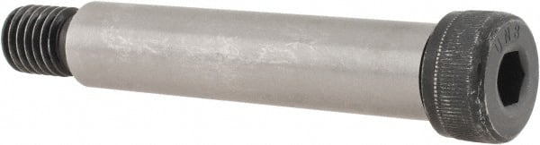 Unbrako - 3/4" Shoulder Diam x 3-1/2" Shoulder Length, 5/8-11 UNC, Hex Socket Shoulder Screw - 8 Alloy Steel, 0.977 to 1" Head Diam - Exact Tooling