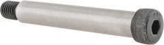 Unbrako - 3/4" Shoulder Diam x 4-1/2" Shoulder Length, 5/8-11 UNC, Hex Socket Shoulder Screw - 8 Alloy Steel, 0.977 to 1" Head Diam - Exact Tooling