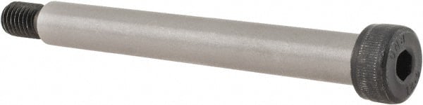 Unbrako - 12mm Shoulder Diam x 100mm Shoulder Length, M10x1.5 Metric Coarse, Hex Socket Shoulder Screw - 12.9 Alloy Steel, 9mm Head Height x 18mm Head Diam - Exact Tooling