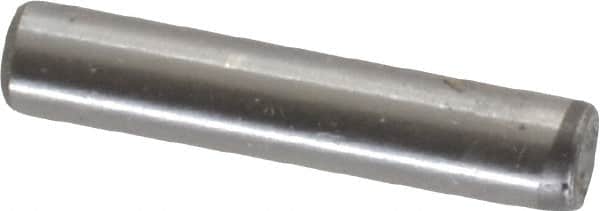 Unbrako - 1/8" Diam x 5/8" Pin Length Grade 8 Alloy Steel Oversized Dowel Pin - C 60 (Surface) & C 50-58 Hardness, 1,845 Lb Breaking Strength, 1 Beveled & 1 Rounded End - Exact Tooling
