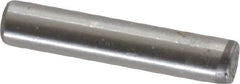 Unbrako - 1/8" Diam x 5/8" Pin Length Grade 8 Alloy Steel Oversized Dowel Pin - C 60 (Surface) & C 50-58 Hardness, 1,845 Lb Breaking Strength, 1 Beveled & 1 Rounded End - Exact Tooling