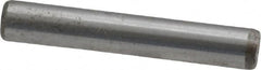 Unbrako - 1/8" Diam x 3/4" Pin Length Grade 8 Alloy Steel Oversized Dowel Pin - C 60 (Surface) & C 50-58 Hardness, 1,845 Lb Breaking Strength, 1 Beveled & 1 Rounded End - Exact Tooling