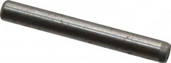 Unbrako - 1/8" Diam x 1" Pin Length Grade 8 Alloy Steel Oversized Dowel Pin - C 60 (Surface) & C 50-58 Hardness, 1,845 Lb Breaking Strength, 1 Beveled & 1 Rounded End - Exact Tooling