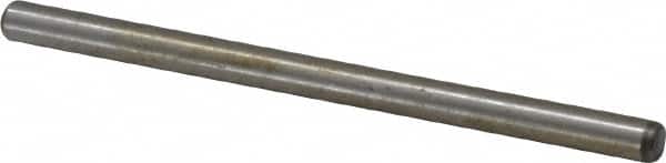 Unbrako - 1/8" Diam x 2" Pin Length Grade 8 Alloy Steel Oversized Dowel Pin - C 60 (Surface) & C 50-58 Hardness, 1,845 Lb Breaking Strength, 1 Beveled & 1 Rounded End - Exact Tooling